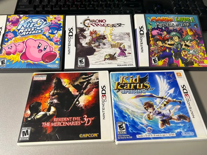 *LOTE DS E 3DS - JOGOS ESPECIAIS 