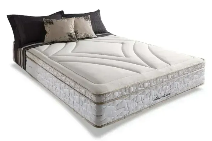 COLCHÃO QUEEN SIZE HERVAL AMERICAN MOLAS MAXSPRING - 158X198X33CM - Select Colchões.