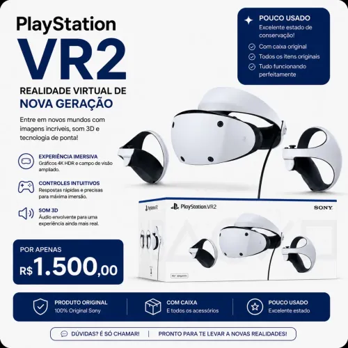 Óculos de realidade virtual VR2