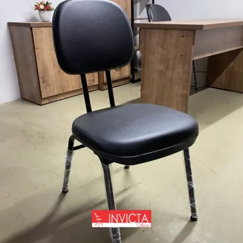 CADEIRA FIXA SECRETARIA COURVIN PARA ESCRITÓRIO/HOME OFFICE/RECEPÇÃO