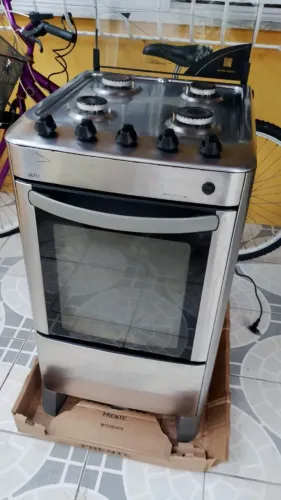 Fogão Consul inox 4 bocas 