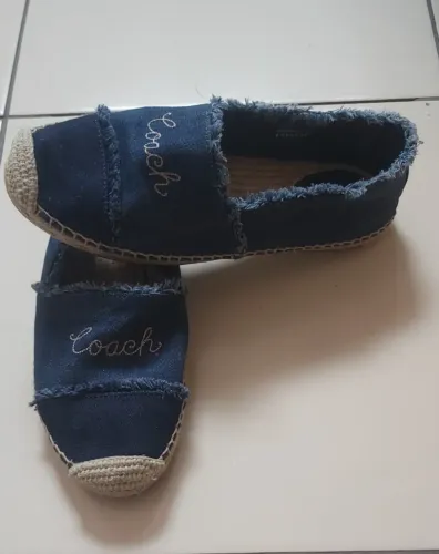 Alpargatas Slip on jeans Coach 36
