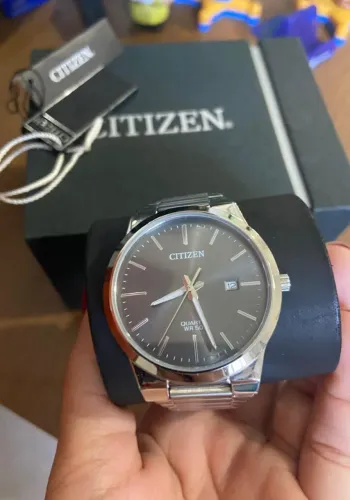 Relógio Citizen Masculino Quartz Slim (Modelo BI5060-51H)<br>