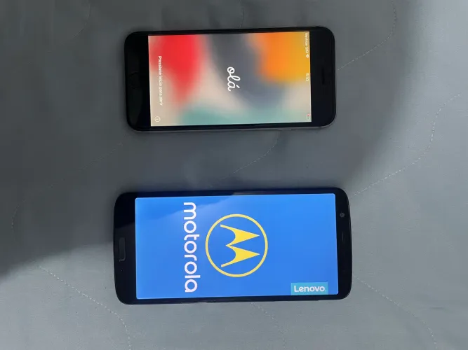 Vendo ou troco iPhone 6S e Moto G6 plus 