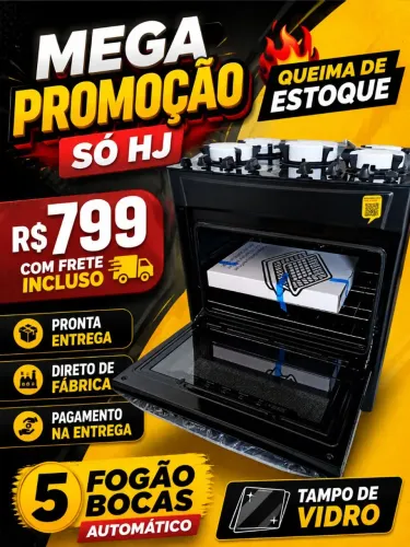 Fogões automático direto de fábrica 5 Bocas 