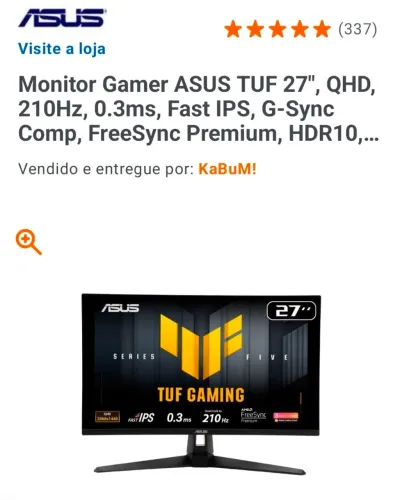 Monitor Asus quad HD