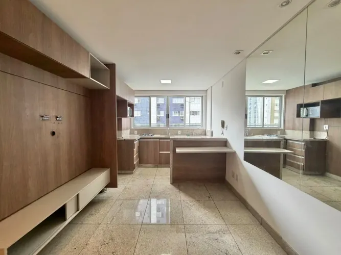 Apartamento para locação, 1 quarto, 1 vaga, 40m² de área na Savassi
