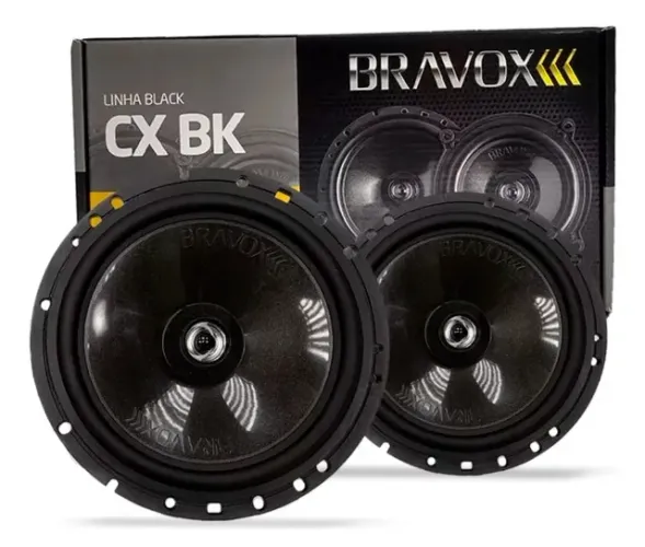 Auto falante 6x6 Bravox Bk