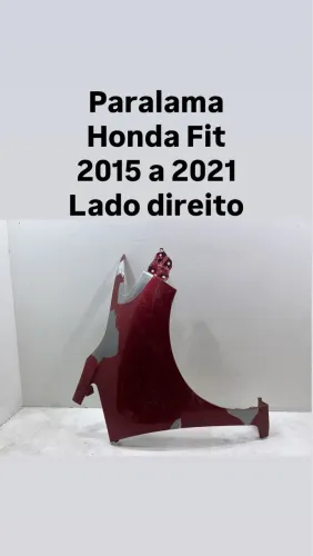 Paralama Honda Fit 2015 16 17 18 19 20 2021 Ld original 