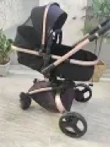 Carrinho de Bebê + Bebê Conforto (Dzieco Galzerano 360º) + Canguru ergonômico 3 em 1
