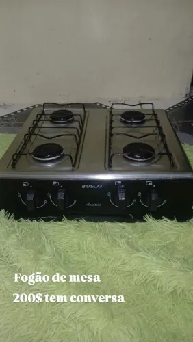 Fogo de mesa 4 bocas baslar