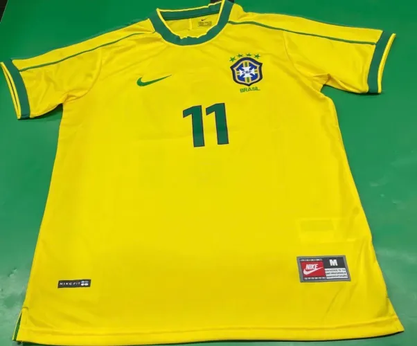 Camisa Seleção Brasil retrô 1998