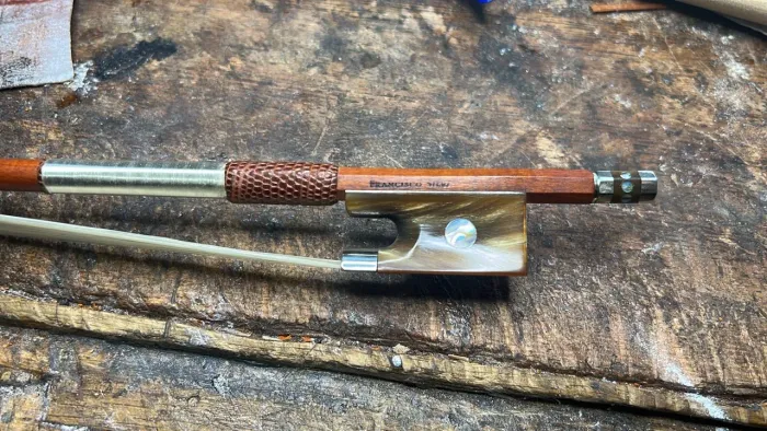 Arco violino Profissional ESPECIAL Francisco Silva TALÃO CHIFRE DE BÚFALO
