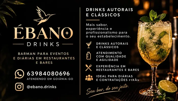 Barman para Eventos e Freelancer