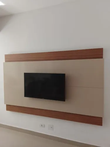 Painel de madeira para sala