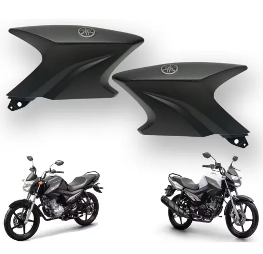 Par de aba do tanque Yamaha YBR Factor 2016 a 2024