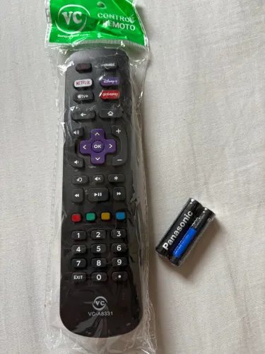 Controle remote compatível tv Philco / AOC roku smart