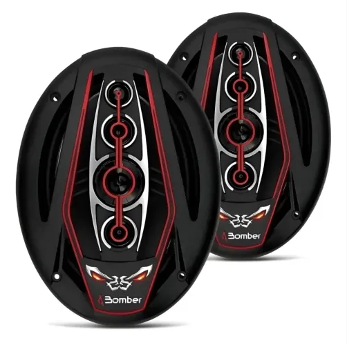 Par Auto Falante Bomber 6x9 Bicho Papao 350w Rms Quadriaxial