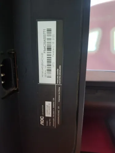 Monitor AOC 24 polegadas DANIFICADO