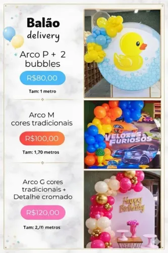 Balões personalizados 