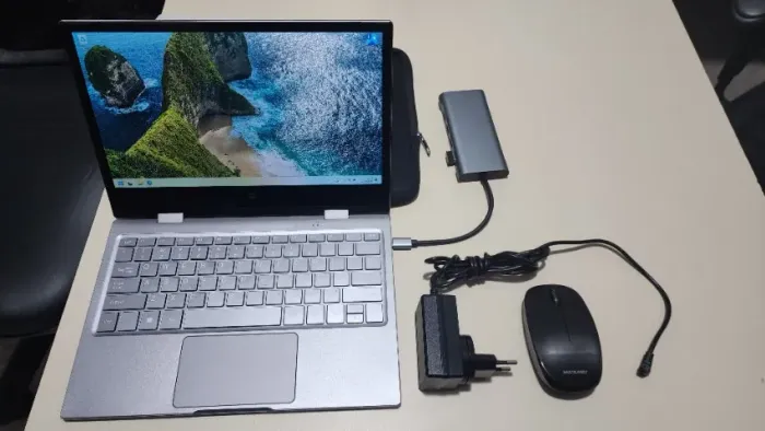 Notebook Tablet 11,5pol Celeron N5100 8gb Ram 256gb Ssd