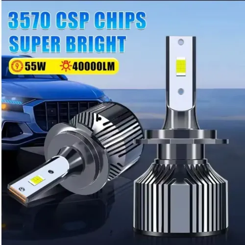 Farol LED H4 Dupla Lente 6.000KA 40.000LM