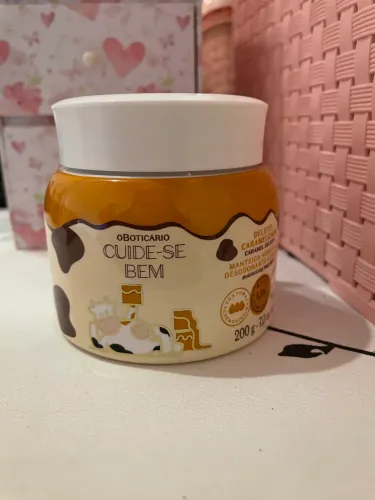 Manteiga desodorante de caramelo