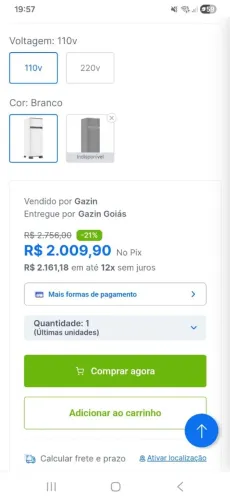 Vende-se geladeira