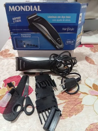 Máquina de cortar cabelo Mondial Hair Stylo + acessórios