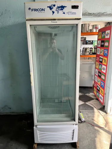 Freezer expositor para sorvetes novo de mostruário