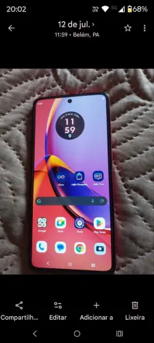 Moto g 84 256 de memória 8 de ram todo original biometria na tela carregamento rapido 
