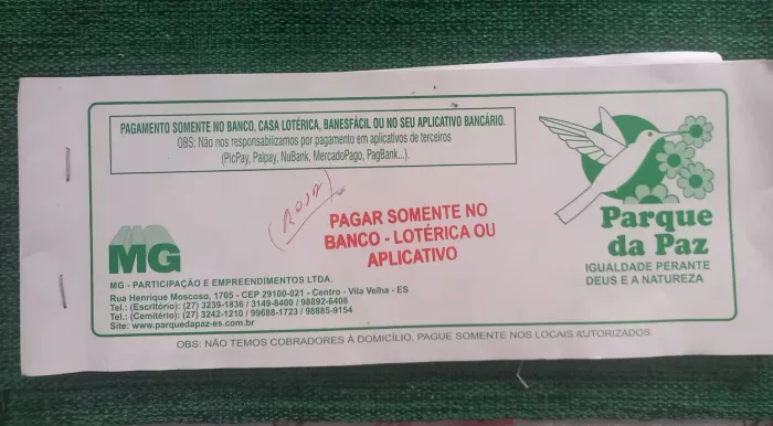 Vendo Jazigo No Parque da Paz