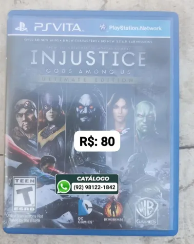 Injustice Gods Among Us Ultimate Edition = R$: 80
