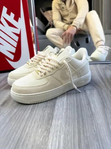 Tênis Masculino Nike Air Force - Off-White | Linha Premium