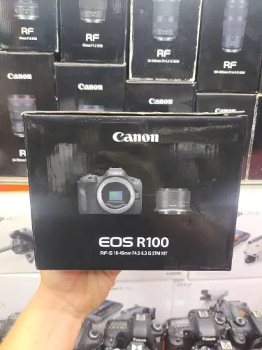 Vende-se Canon- EOS R100 Kit 18-45mm Novo ( Garantia)