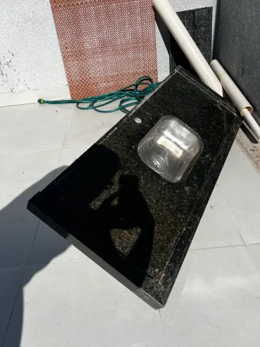 Pedra de Mármore Cozinha Verde Ubatuba 1.40