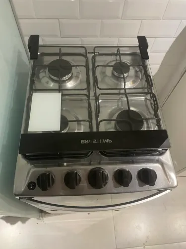 Fogão Brastemp 4 Bocas Branco - BFO4NBB