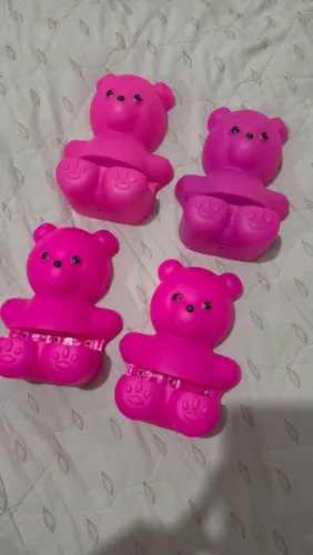 Suporte para prateleira infantil ursinho