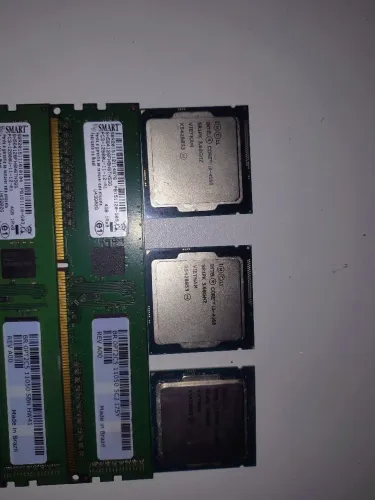 Kit de 5 memória DDR3 e 3 processador core i3 4160