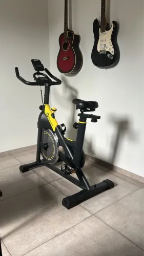 Bicicleta Ergométrica Spinning Magnética Gallant Elite Roda de Inércia 13 kg 