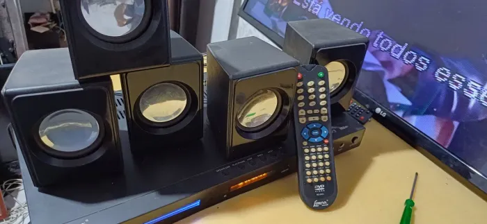 Home theater lenoxx HT 726c completo