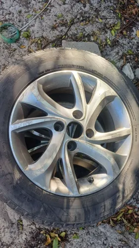 Par de jante liga leve roda aro 15 Citroen