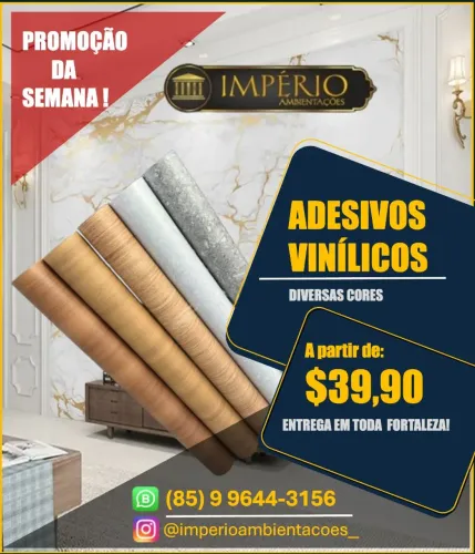 Adesivo vinilico rolo em promoção!