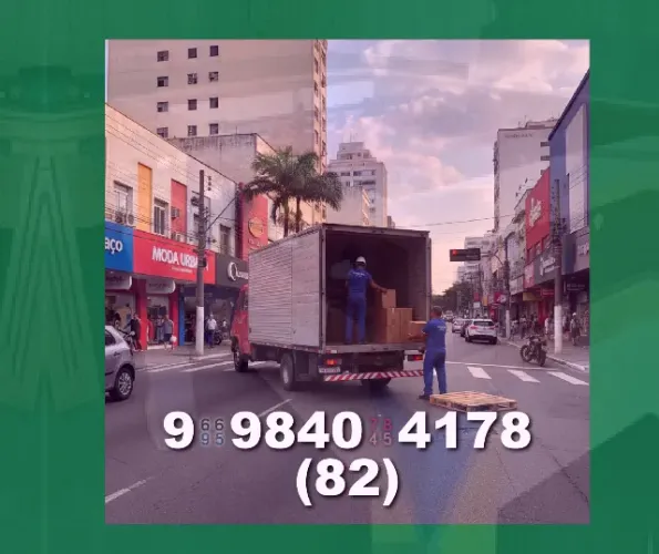 Frete para Ponta Verde, Jatiúca, Cruz das Almas e Mangabeiras! Chame já!