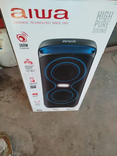 Torre de som aiwai de 160w com bluetooth