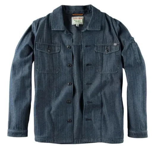 Jaqueta Sobrecamisa Jeans Sarja Masculino G