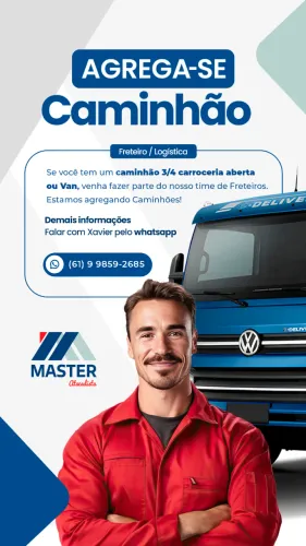 Agregamos Vans, caminhões carroceria  3/4 e Toco.