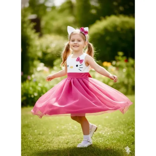 Vestido festa HELLO KITTY