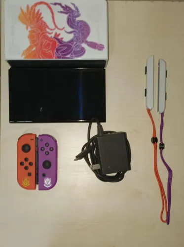 Console Nintendo Switch OLED Pokémon Scarlet & Violet Edition [ Edição Especial ]