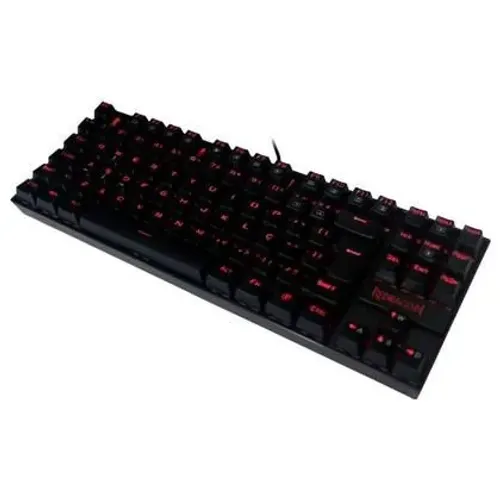 Teclado gamer Redragon Kumara mecânico switch preto